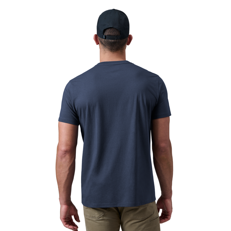 YETI Mens Logo Badge T-Shirt Navy-3
