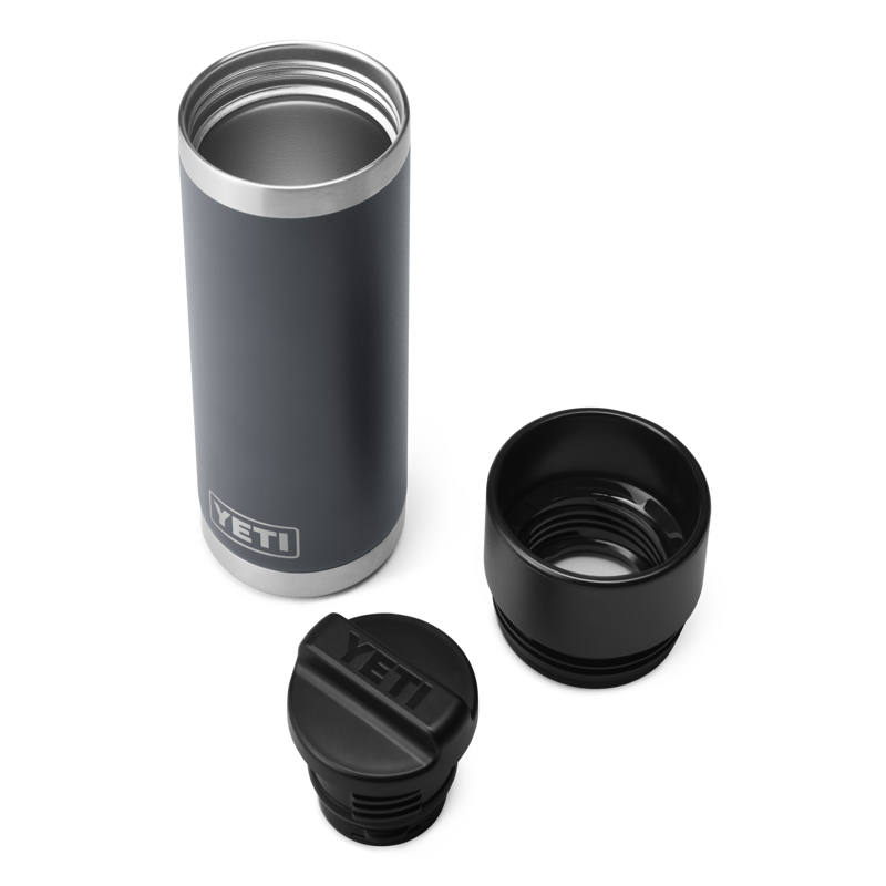 YETI Rambler 18oz Bottle HotShot Cap Charcoal-4