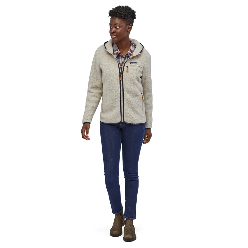 Patagonia Women's Retro Pile Hoodie Pelican-2