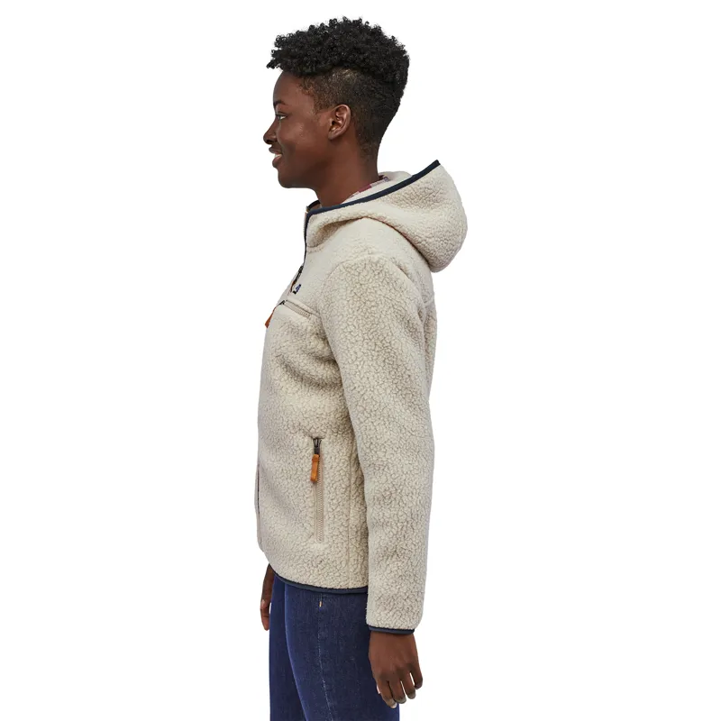 Patagonia Women's Retro Pile Hoodie Pelican-5