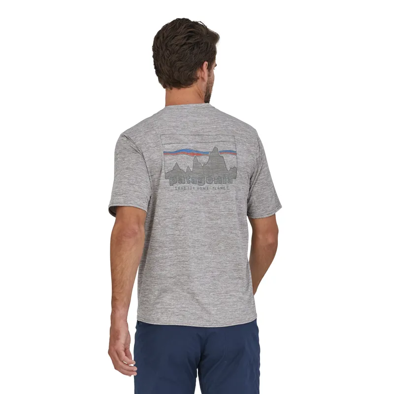 Patagonia Men's Capilene Cool Daily Graphic Shirt Skyline Feather Grey-4