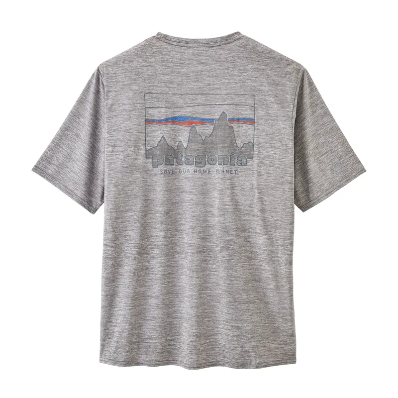 Patagonia Men's Capilene Cool Daily Graphic Shirt Skyline Feather Grey-1