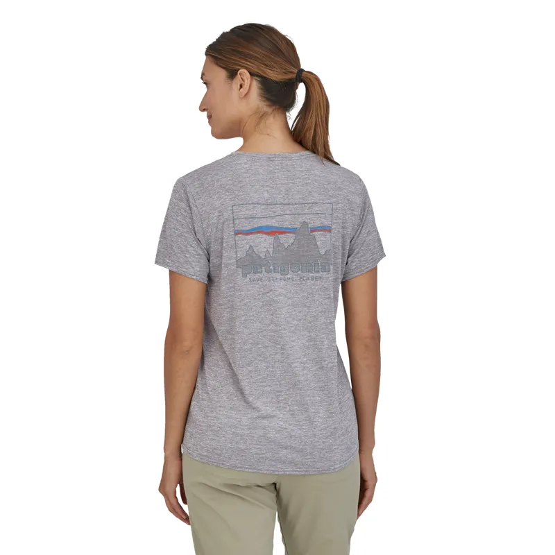 Patagonia Women's Capilene Cool Daily Graphic Shirt 73 SF Grey-4