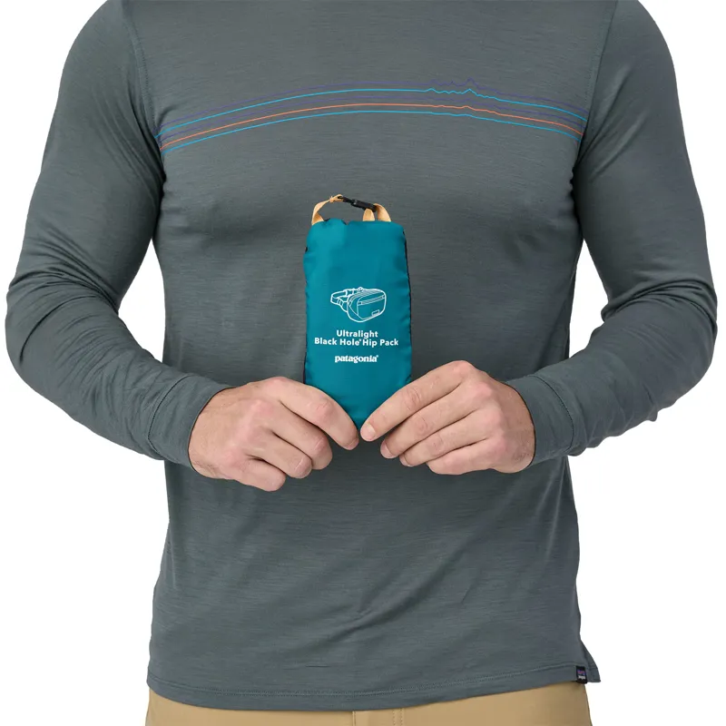 Patagonia Ultralight Black Hole Mini Hip Pack Thermal Blue-5