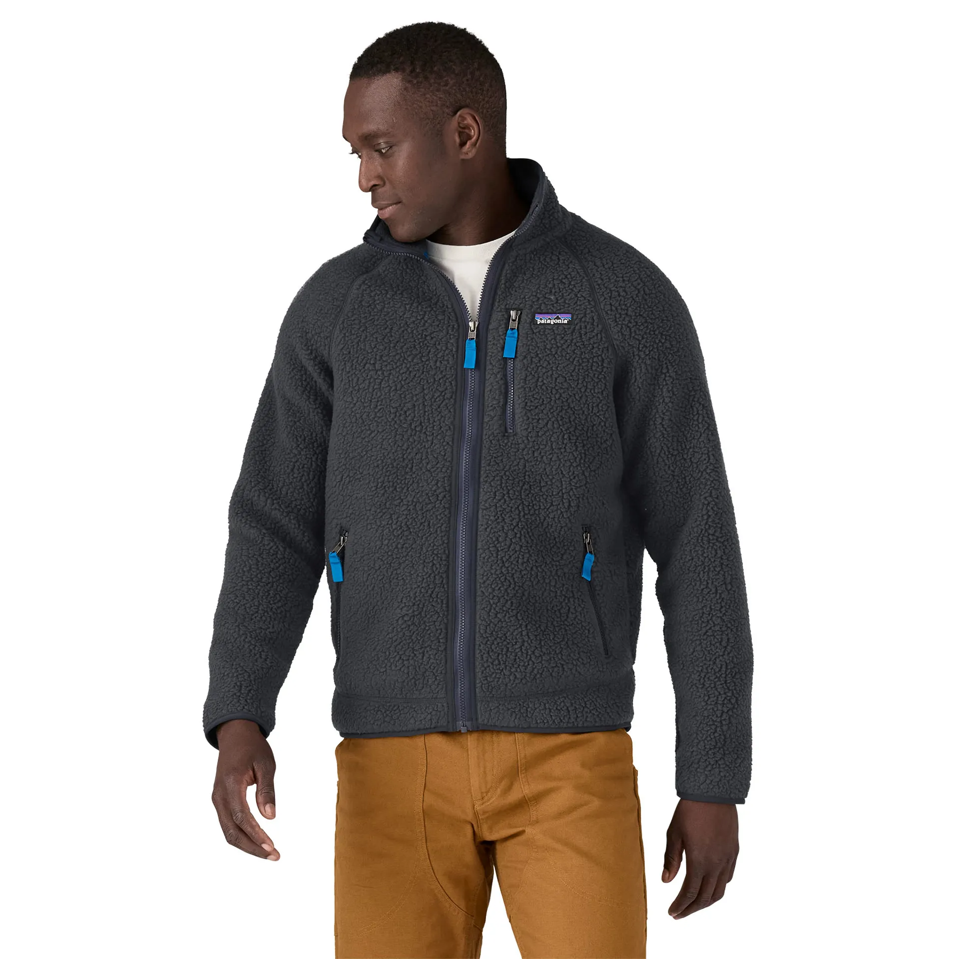 Patagonia Men's Retro Pile Fleece Jacket Pitch Blue