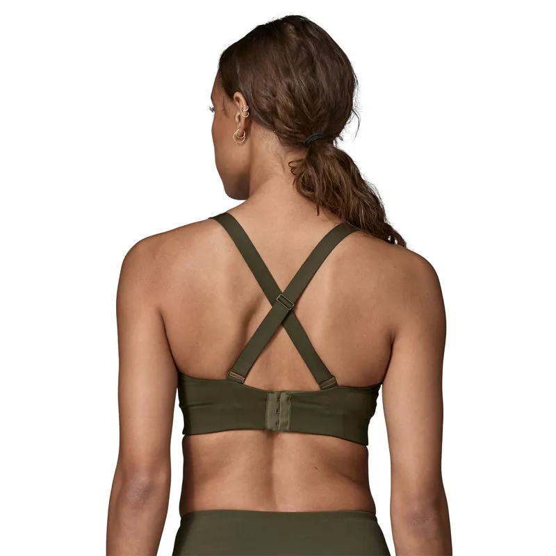 Patagonia Women's Shadowlite High Impact Adjustable Bra Endless Blue-2