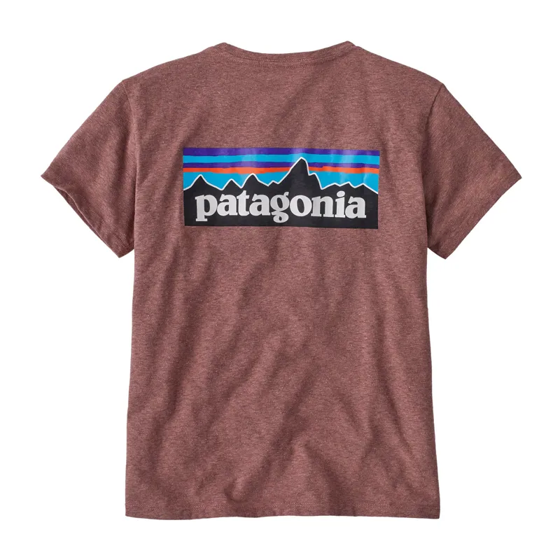 Patagonia Women's P-6 Logo Responsibili-Tee Dulse Mauve-1