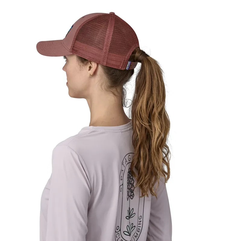 Patagonia P-6 Logo LoPro Trucker Hat Dulse Mauve-2