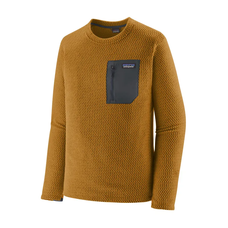 Patagonia Men's R1 Air Crew Fleece Raptor Brown
