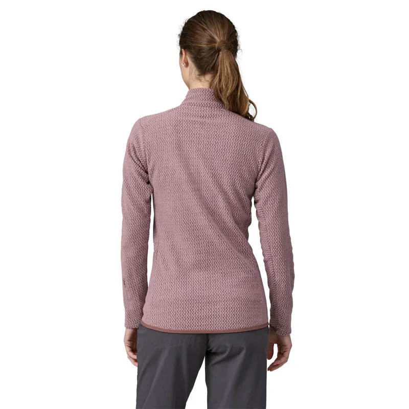 Patagonia Women's R1 Air Zip Neck Fleece Stormy Mauve-2