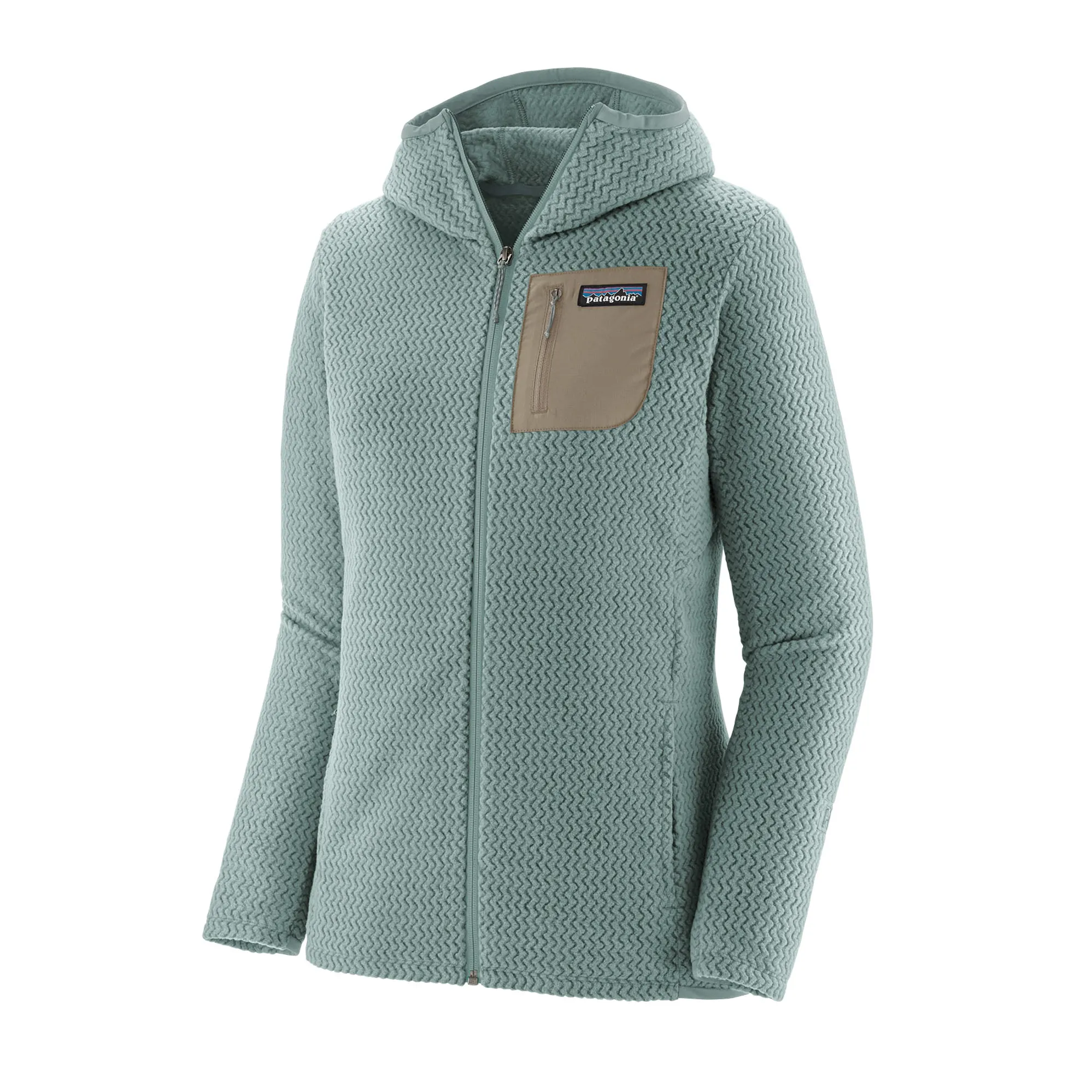 Patagonia Women's R1 Air Full-Zip Hoodie Timber Blue