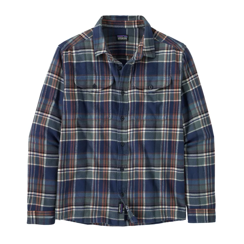 Patagonia Men's Fjord Flannel Shirt Adventurer New Navy