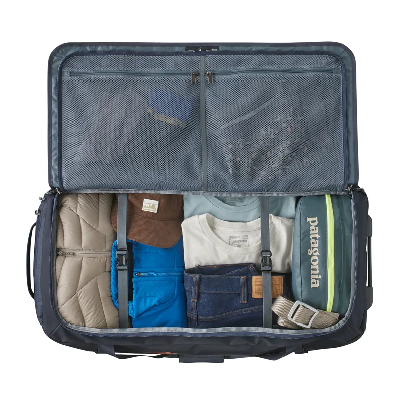 Patagonia Black Hole Wheeled Duffel 100L Smolder Blue-7