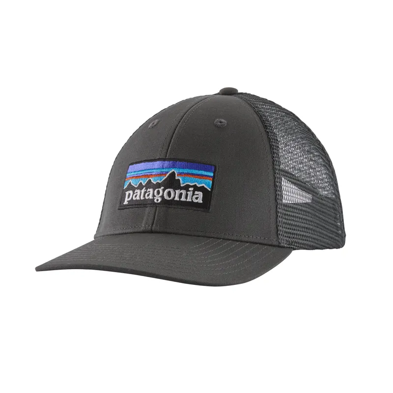 Patagonia P-6 Logo LoPro Trucker Hat Forge Grey