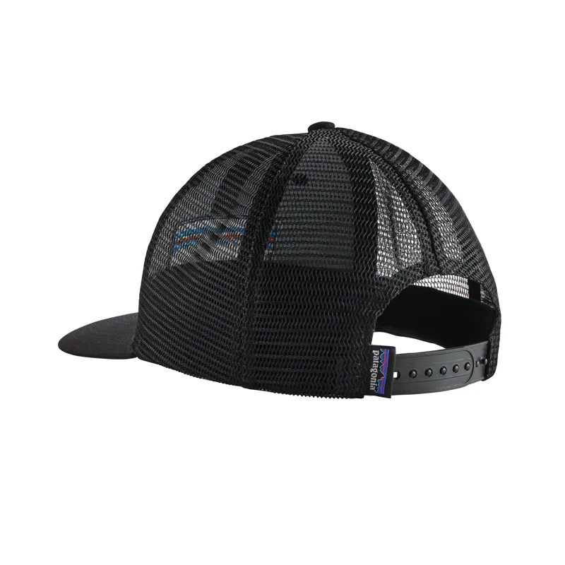 Patagonia P-6 Logo Trucker Hat Black-1