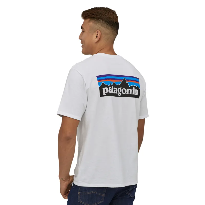 Patagonia Men's P-6 Logo Responsibili-Tee White-3