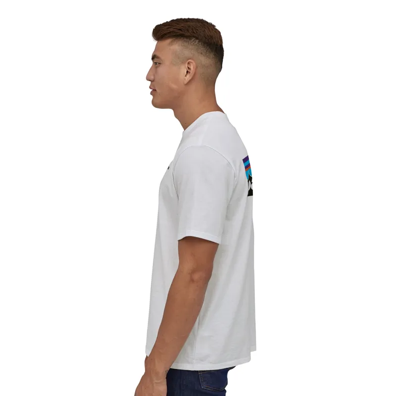 Patagonia Men's P-6 Logo Responsibili-Tee White-4