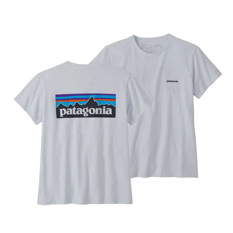 Patagonia Women's P-6 Logo Responsibili-Tee White-2