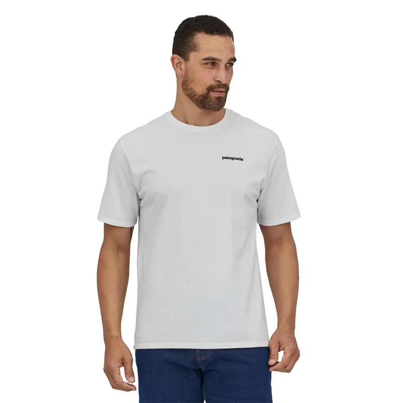 Patagonia Men's P-6 Logo Responsibili-Tee White-5