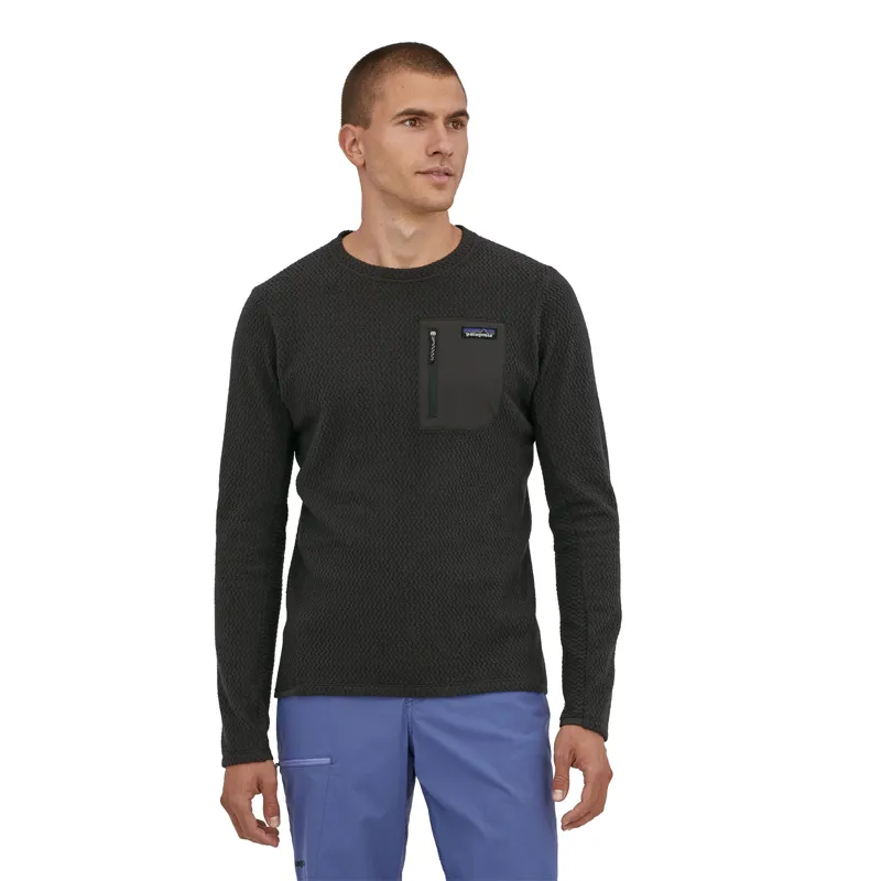 Patagonia Men's R1 Air Crew Fleece Black-1
