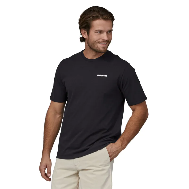 Patagonia Men's P-6 Logo Responsibili-Tee Black-3