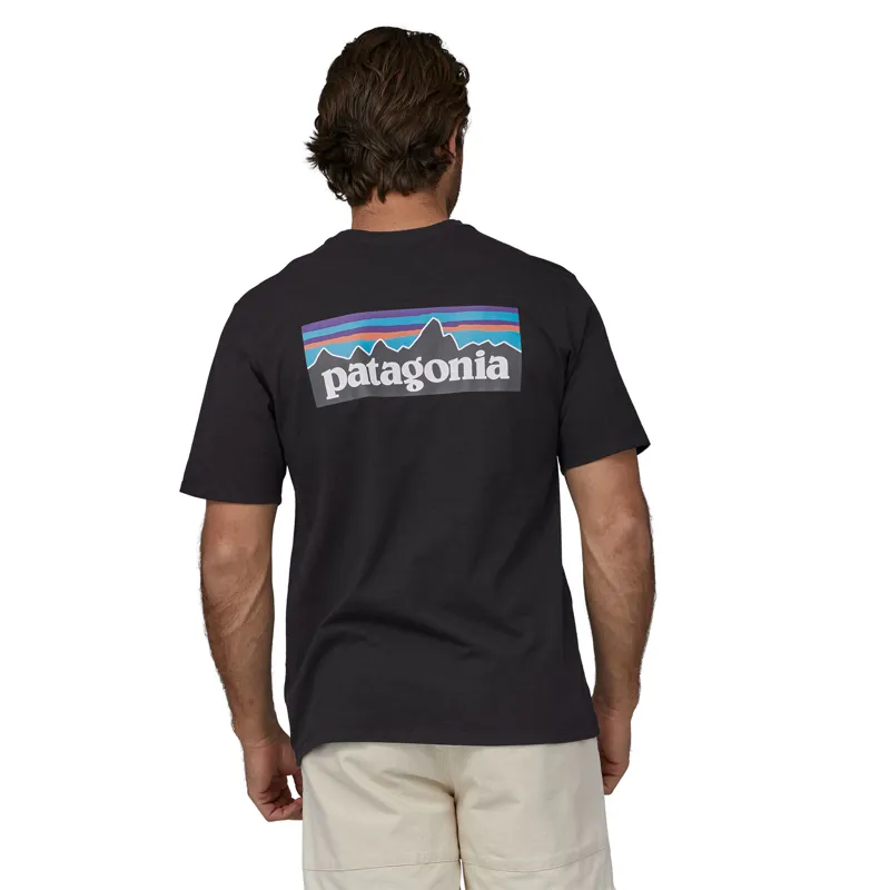 Patagonia Men's P-6 Logo Responsibili-Tee Black-5
