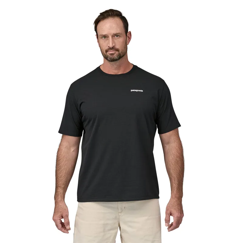 Patagonia Men's P-6 Logo Responsibili-Tee Black-4