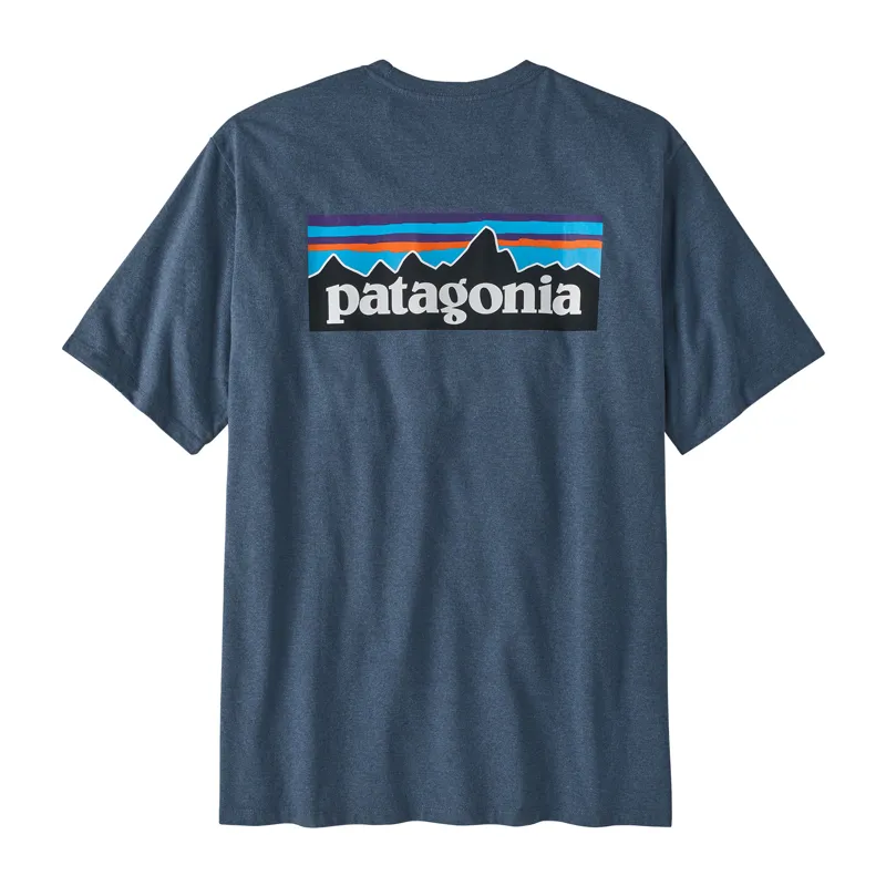 Patagonia Men's P-6 Logo Responsibili-Tee Utility Blue-1