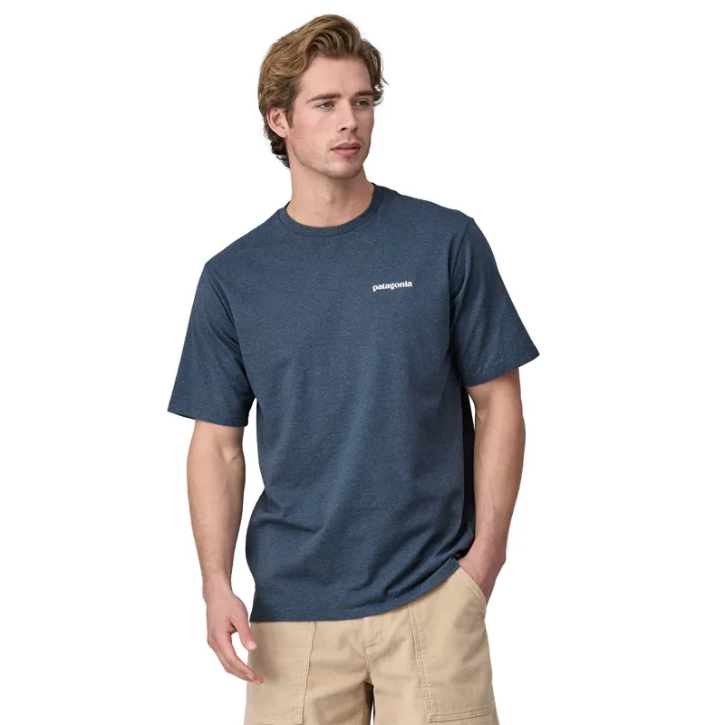Patagonia Men's P-6 Logo Responsibili-Tee Utility Blue-2