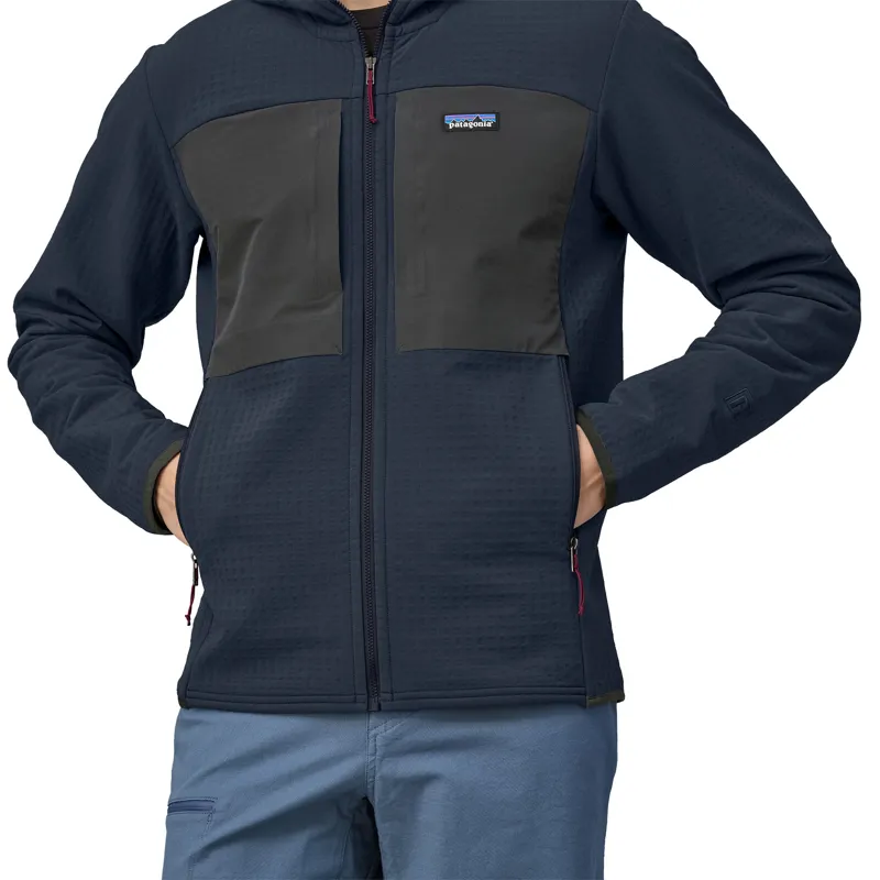 Patagonia Men's R2 TechFace Hoodie New Navy-6