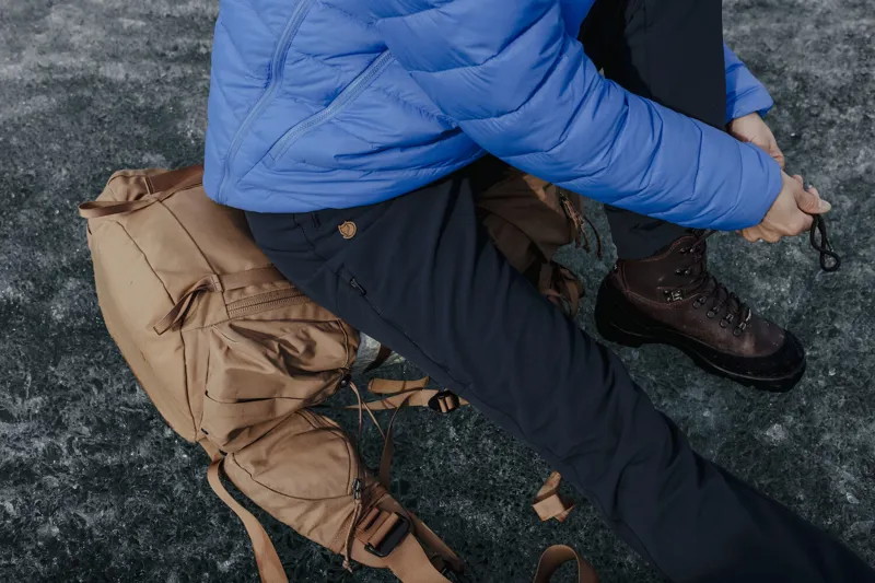 Fjallraven Women's Abisko Winter Stretch Trousers Wood Brown-9