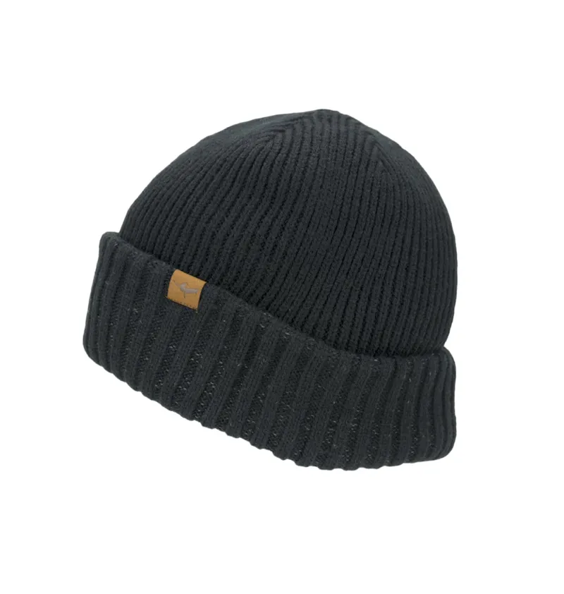 Sealskinz Waterproof Cold Weather Roll Cuff Beanie Black