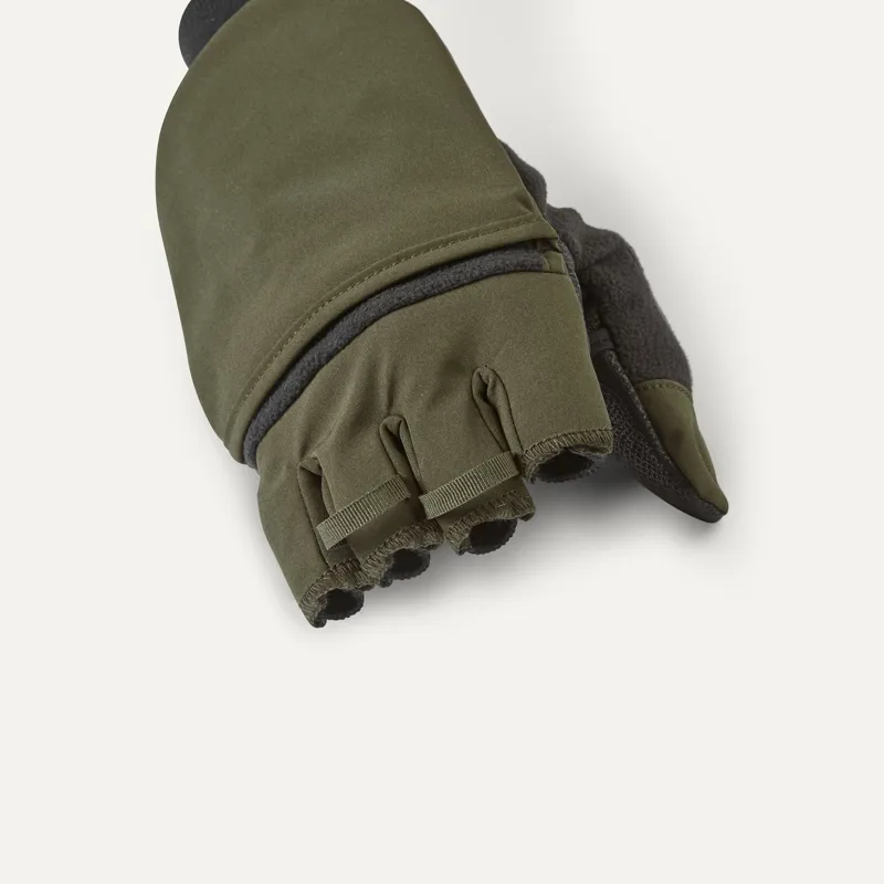 Sealskinz Walpole Windproof Cold Weather Convertible Mitt Olive-3