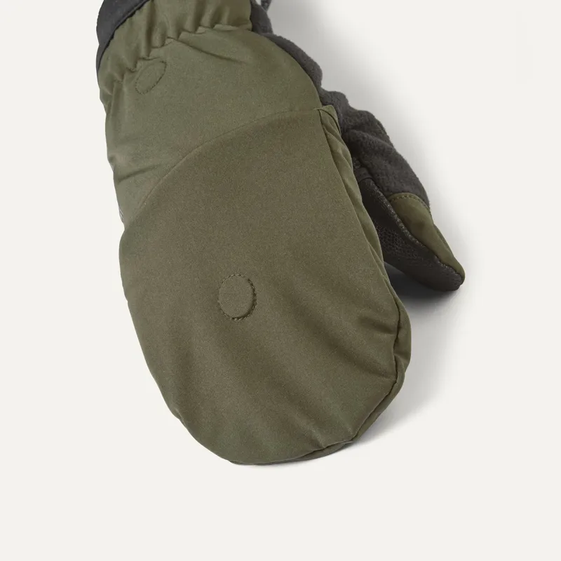 Sealskinz Walpole Windproof Cold Weather Convertible Mitt Olive-5