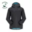 Rab Women's Valiance Jacket Black Aquamarine