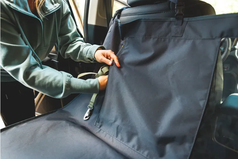 Ruffwear Dirtbag Dog Car Seat Cover Basalt Grey-7