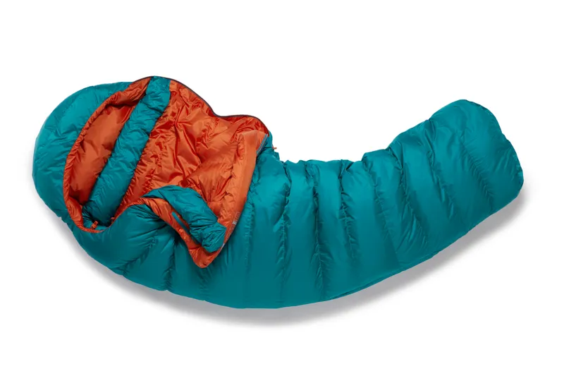 Rab Womens Ascent 500 Sleeping Bag Marina Blue - Regular - Left Zip-4