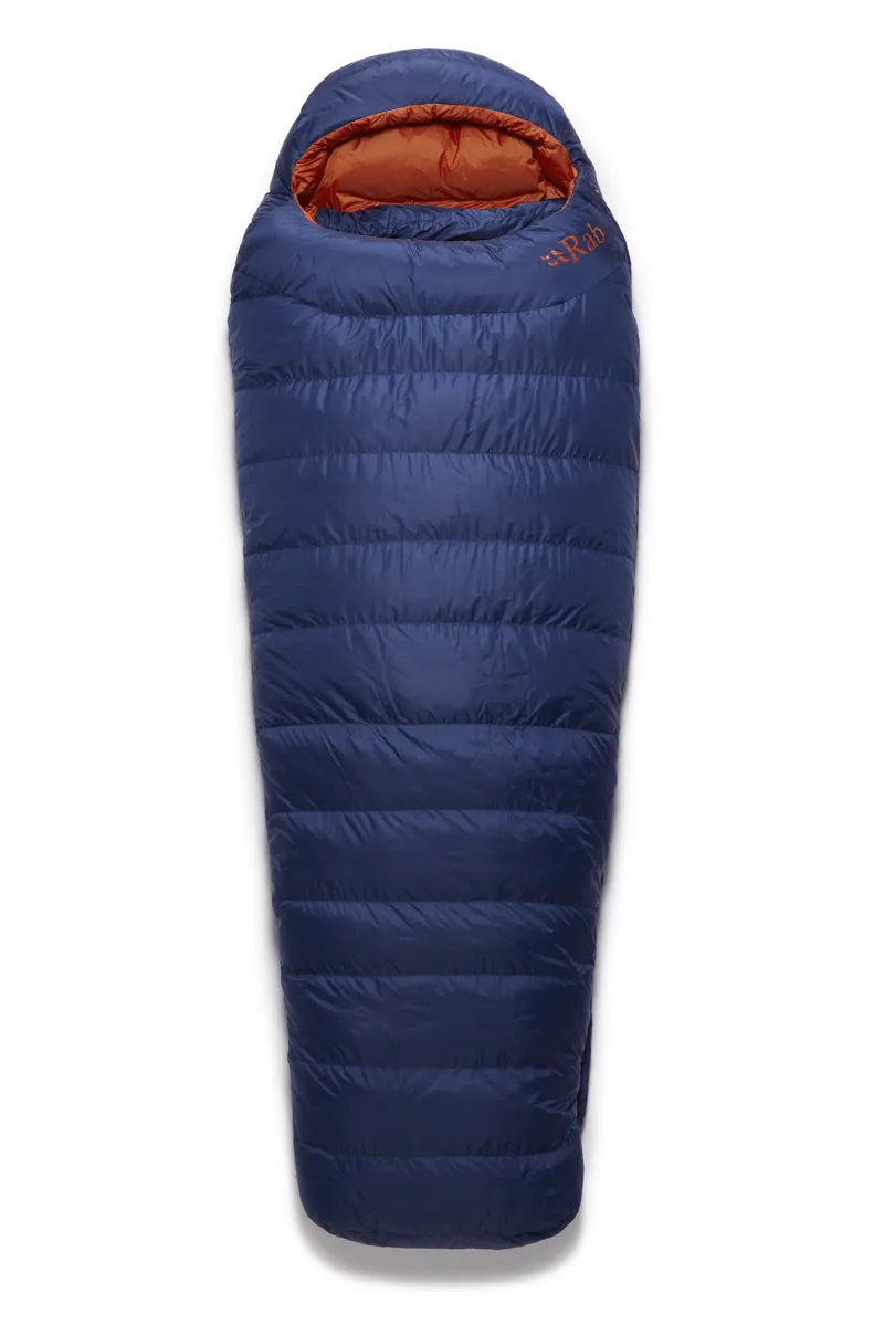 Rab Womens Ascent 700 Sleeping Bag Nightfall Blue - Regular - Left Zip