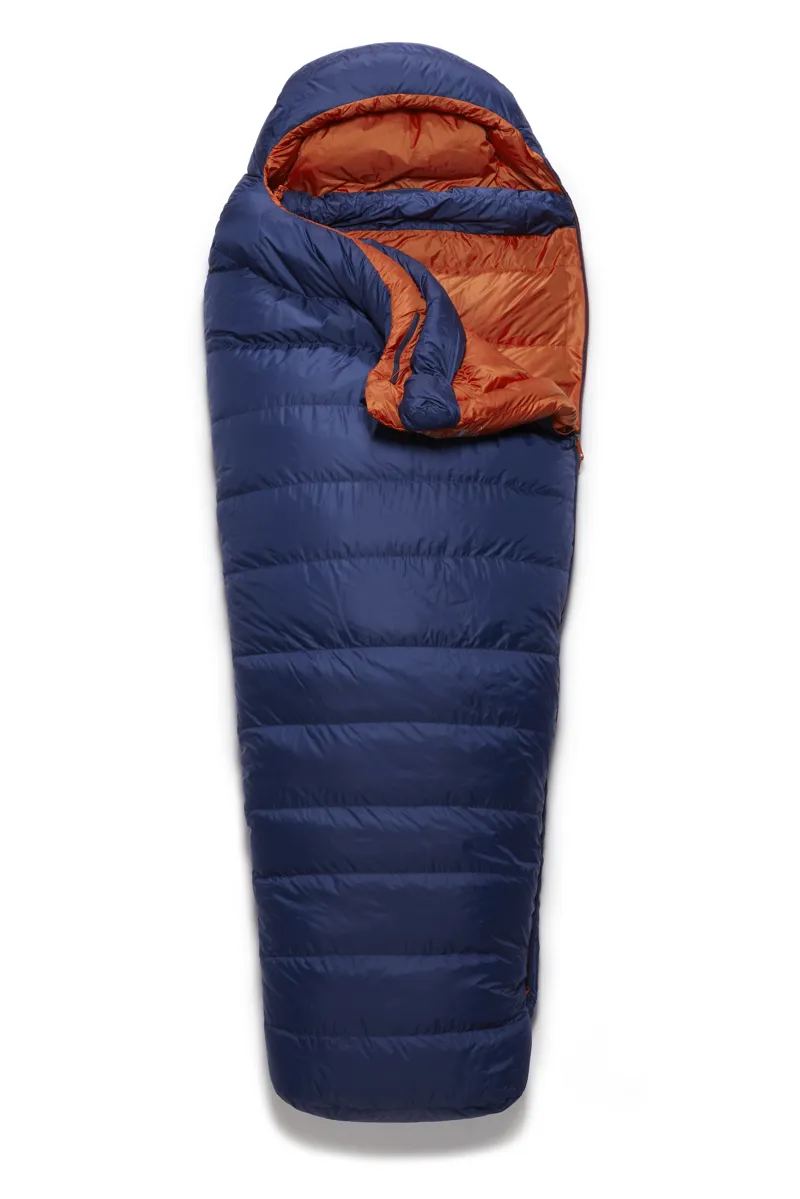 Rab Womens Ascent 700 Sleeping Bag Nightfall Blue - Regular - Left Zip-1