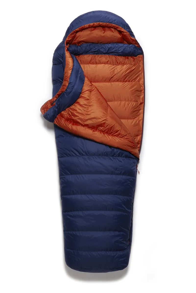 Rab Womens Ascent 700 Sleeping Bag Nightfall Blue - Regular - Left Zip-2