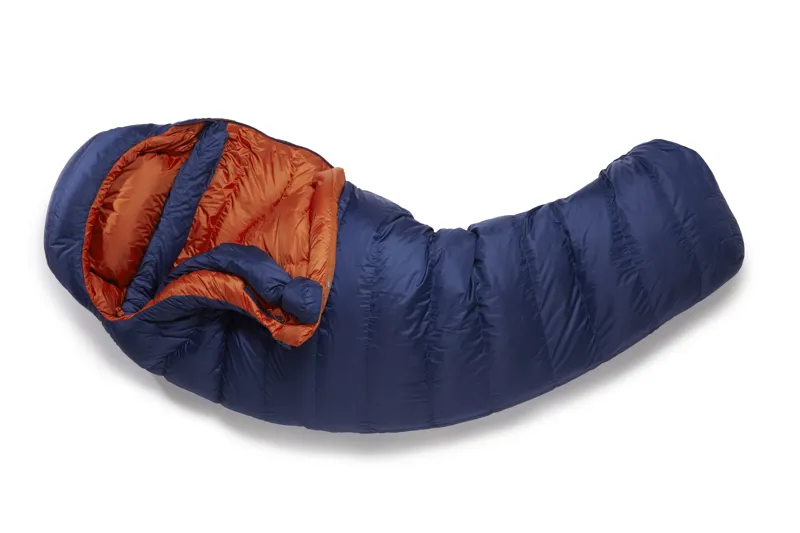 Rab Womens Ascent 700 Sleeping Bag Nightfall Blue - Regular - Left Zip-4