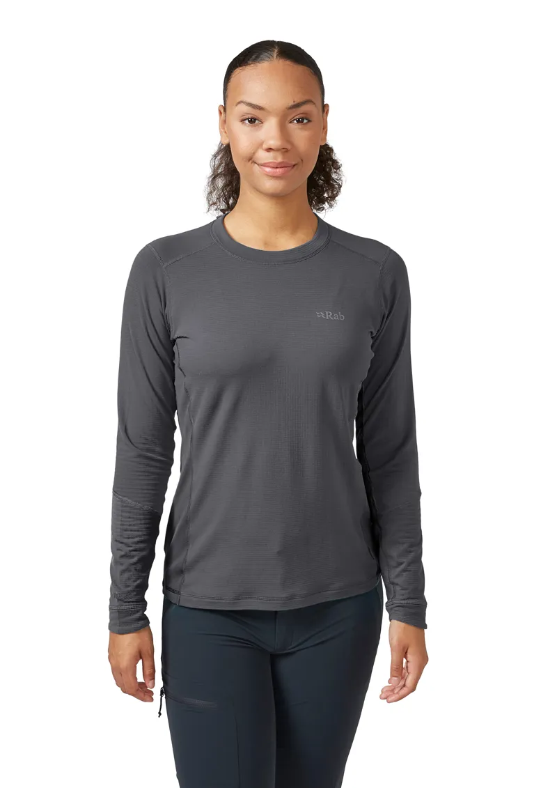 Rab Womens Conduit Crew Neck Beluga-1