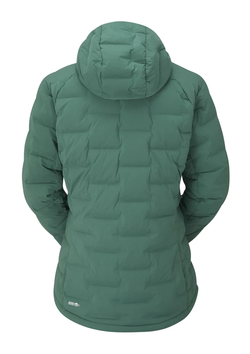 Rab Womens Cubit Stretch Down Hoody Green Slate-1