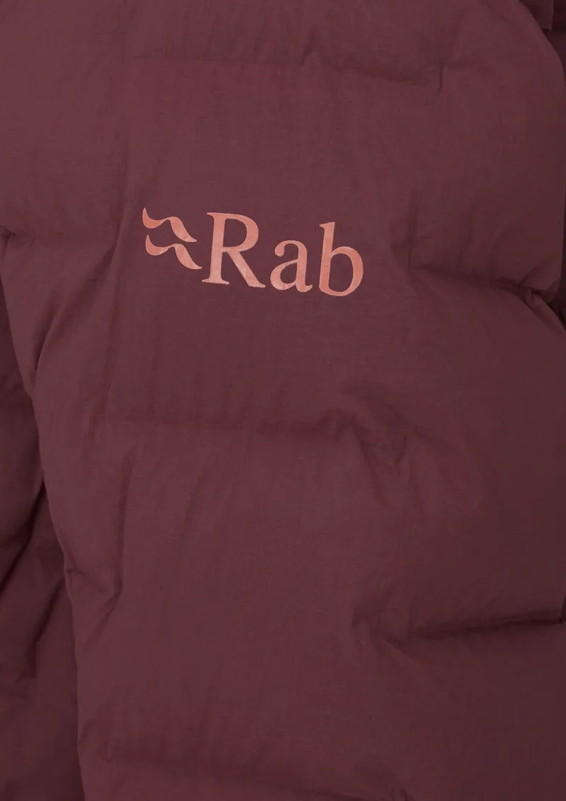 Rab Womens Cubit Down Parka Deep Heather-6