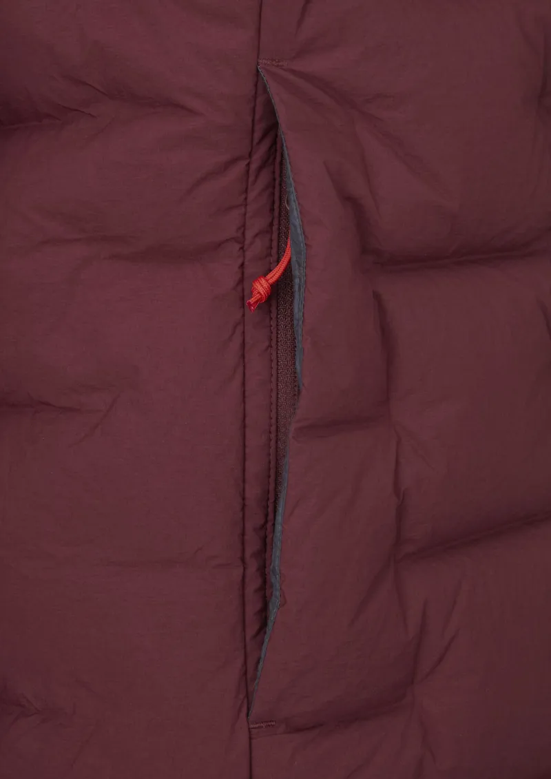 Rab Womens Cubit Down Parka Deep Heather-7