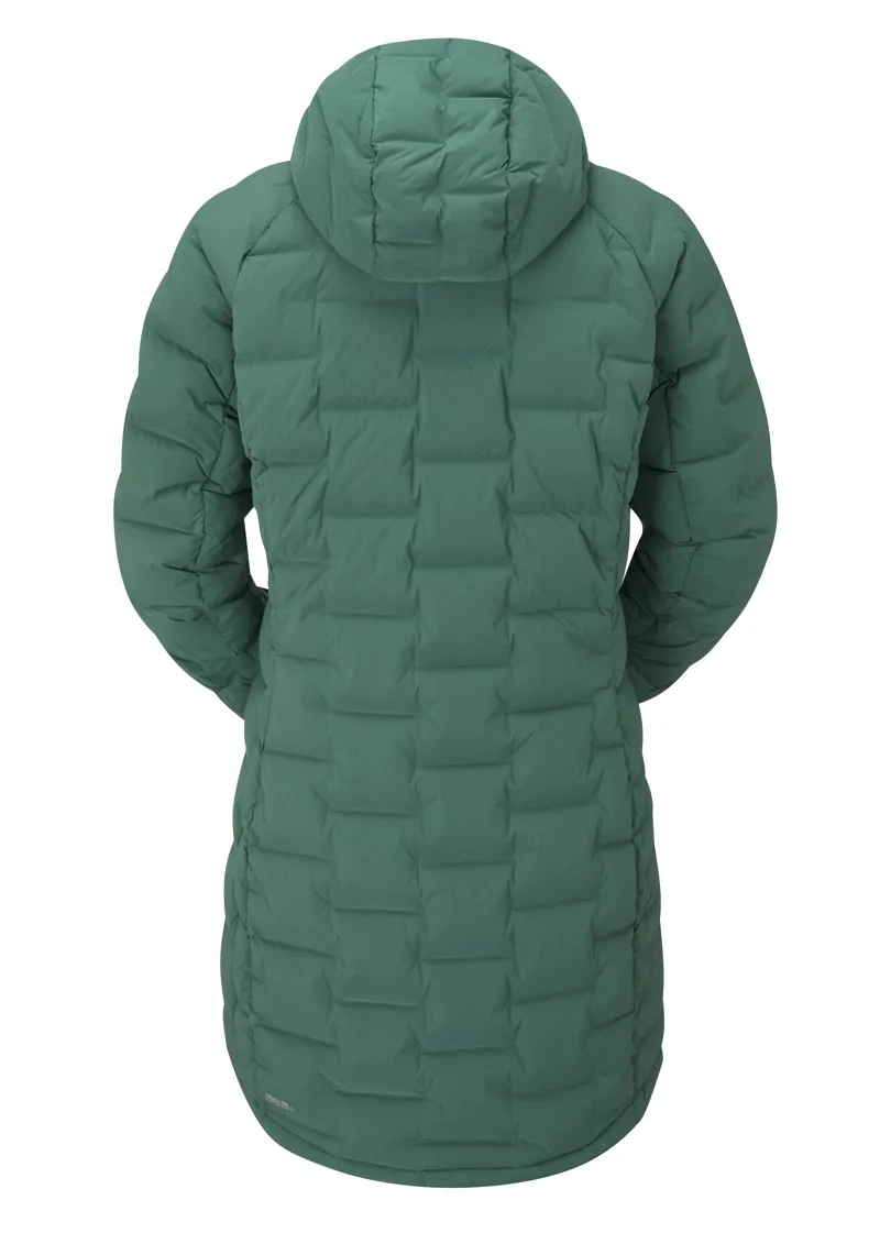 Rab Womens Cubit Down Parka Green Slate-1