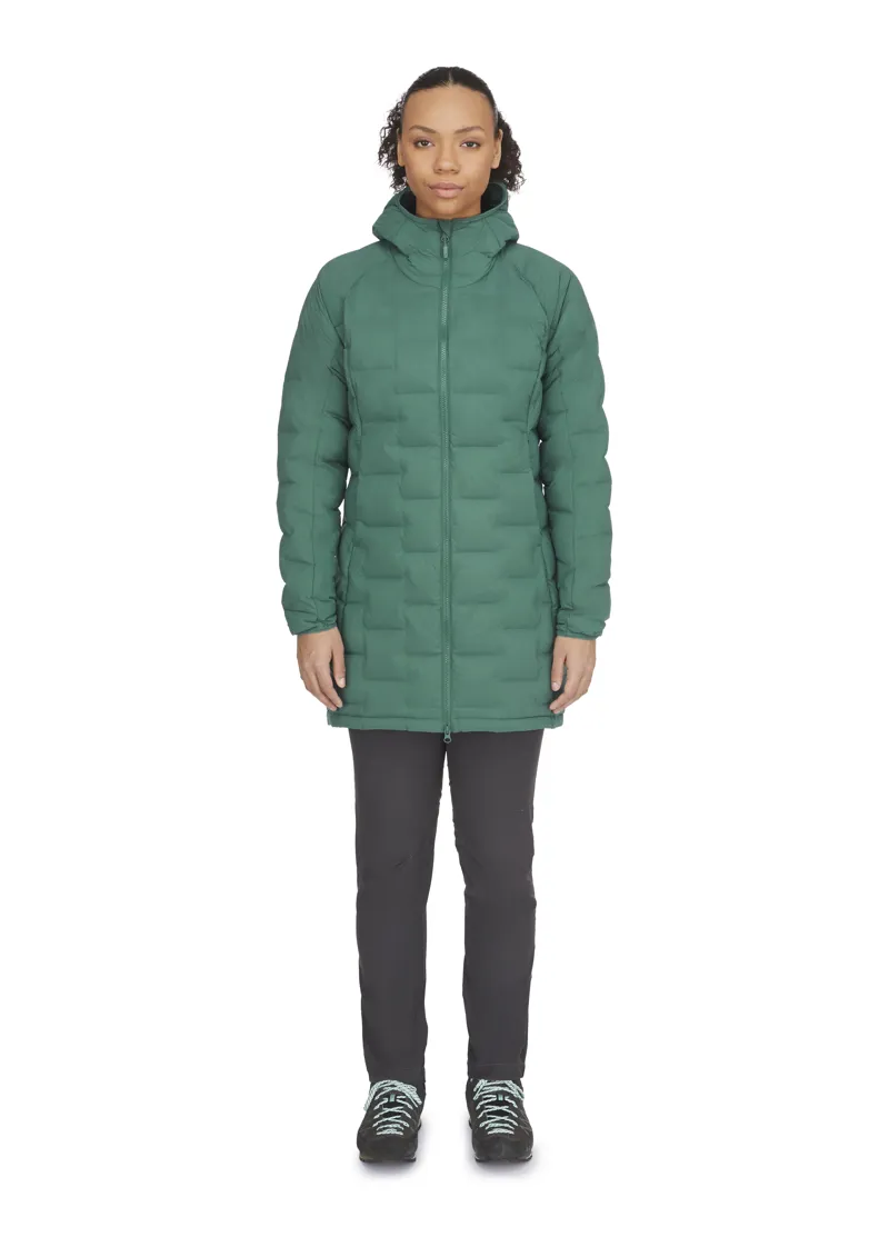 Rab Womens Cubit Down Parka Green Slate-5