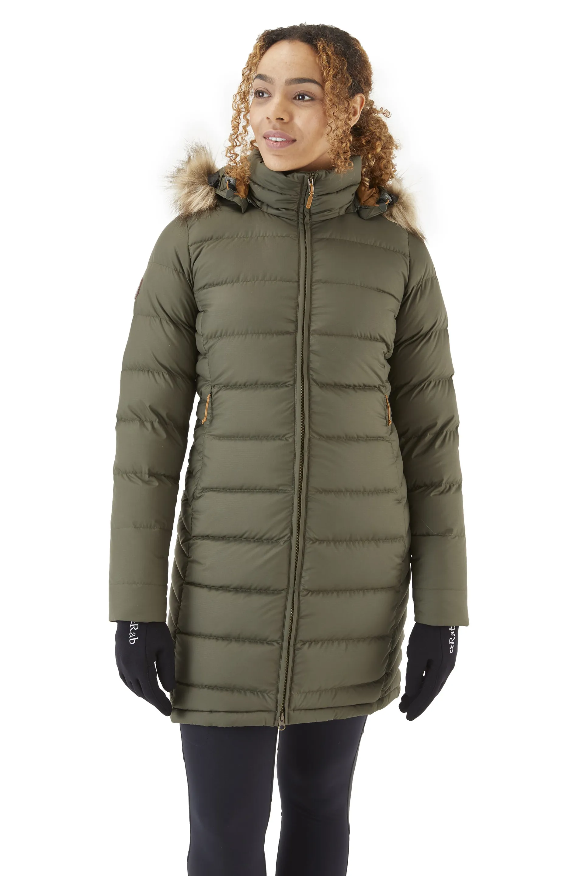 Rab Womens Deep Cover Parka Army