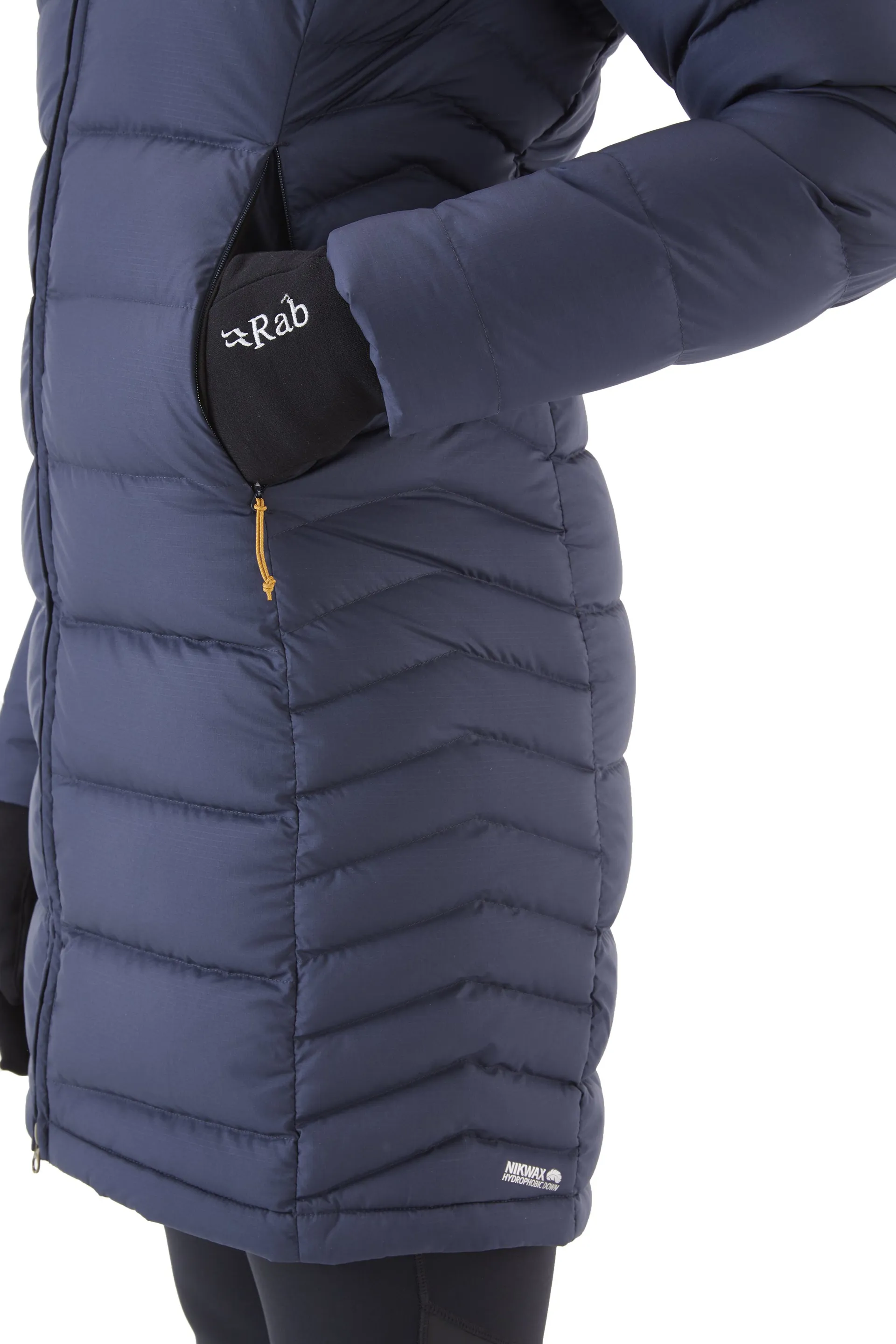Rab Womens Deep Cover Parka Deep Denim
