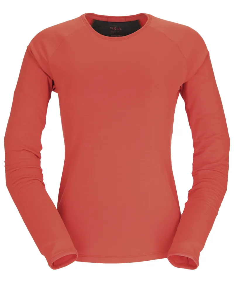 Rab Dihedral Crew Womens Red Grapefruit